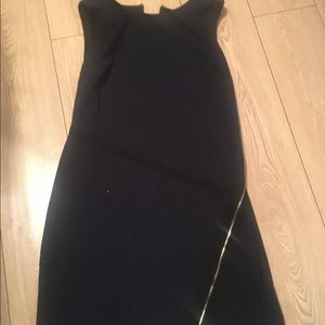 Sleeveless Dress with Fashion Zipper